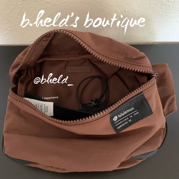 lululemon Clean Lines Belt Bag in Java Brown Neutral One Size (2L) Brand New NWT - Picture 10 of 15